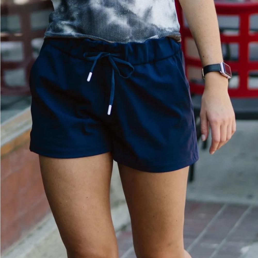 Navy Club Shorts